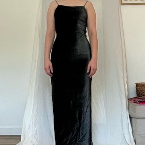 Vintage Black/Silver gown